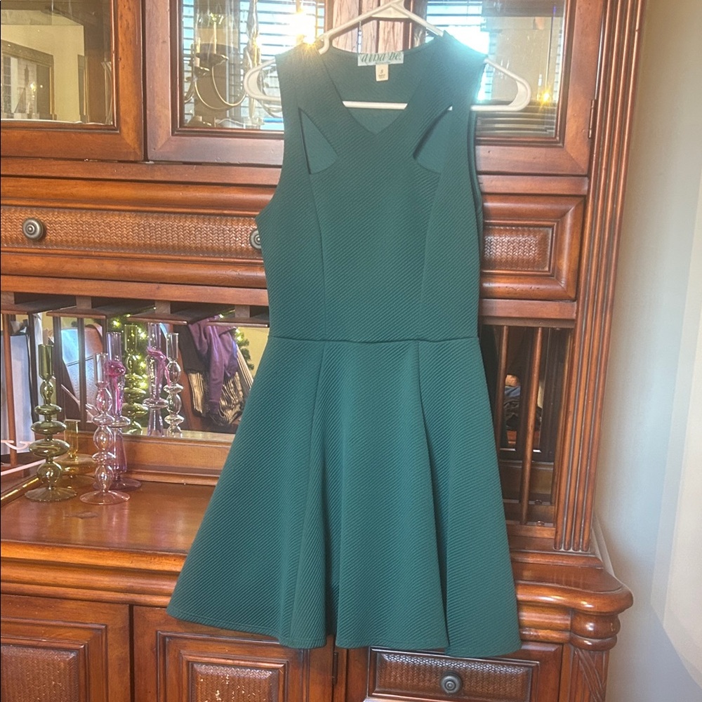 Dina Be Forest Green Mini Dress